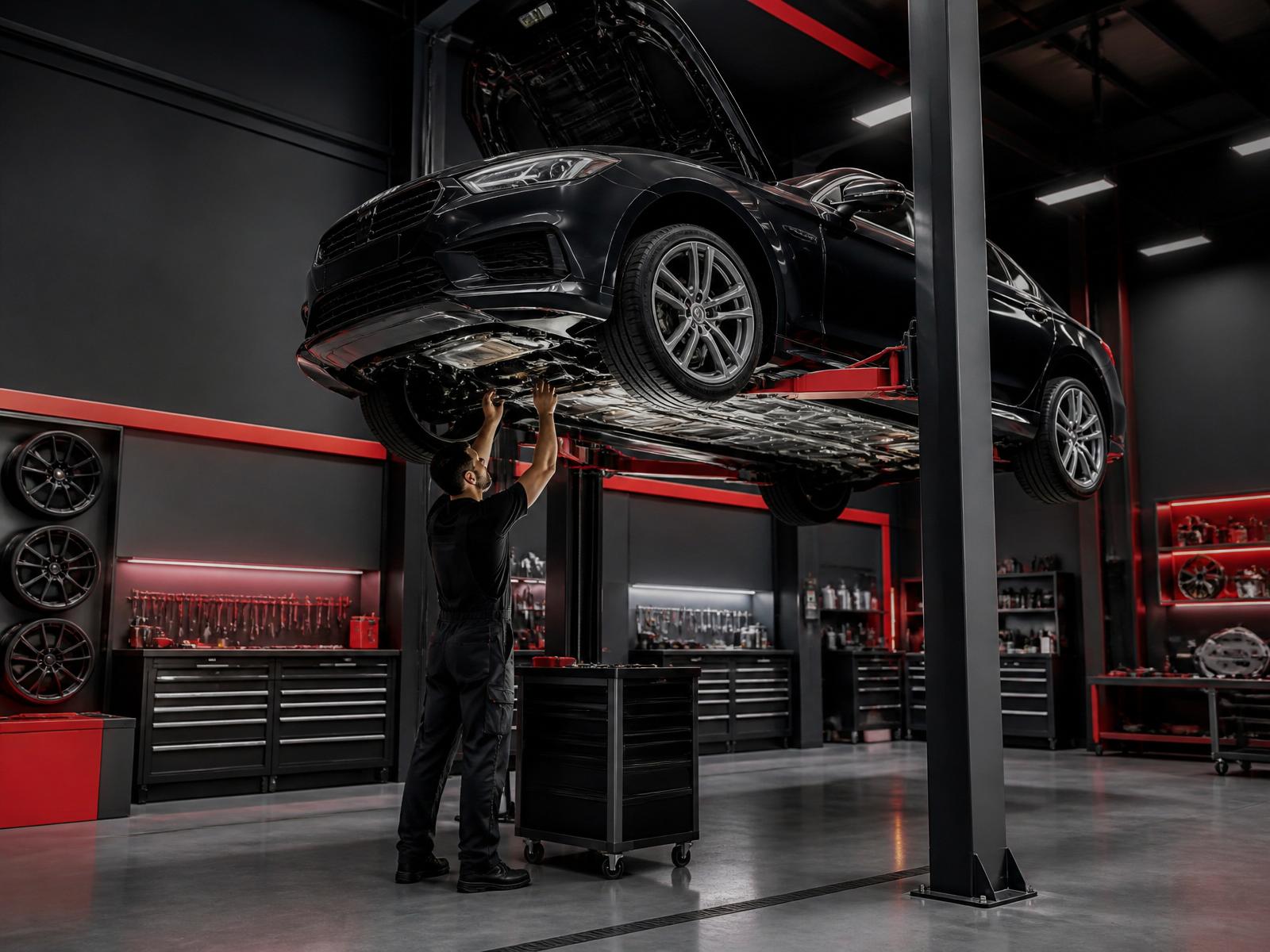 Garanti Oto profesyonel servis alanı